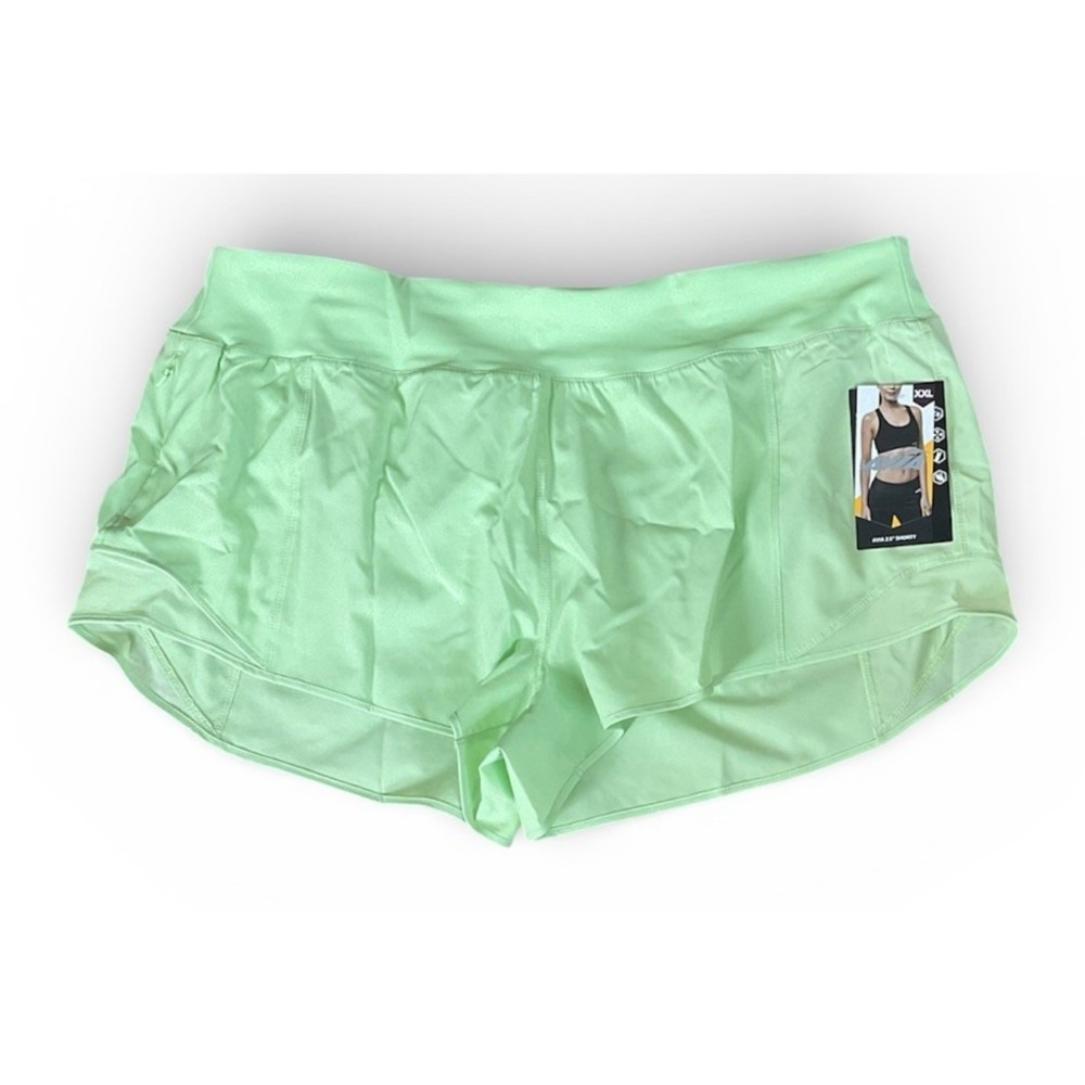 NEW Avia Womens Running Shorts Plus Size 2XL Green